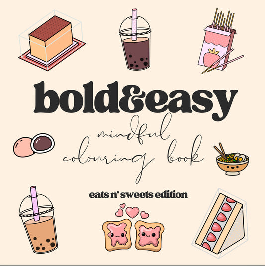 Bold & Easy Colouring Book: Digital Download