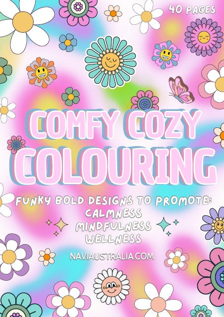 Comfy Cozy Colouring Book: Digital Download